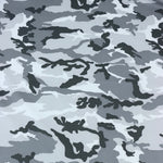 Load image into Gallery viewer, White &amp; Grays Small Camo QUAD Performance Jersey Knit | By The Half Yard
