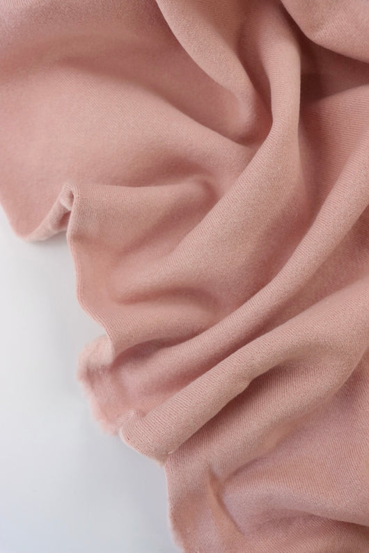 Dusty Pink 100% Cotton Fleece