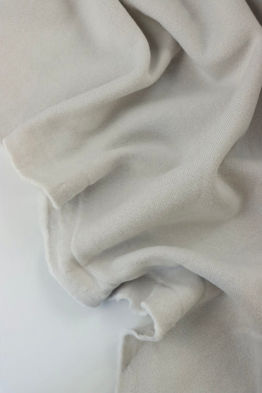 Light Gray 100% Cotton Fleece