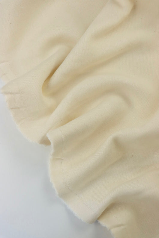 Ivory 100% Cotton Fleece