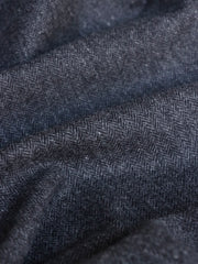 Load image into Gallery viewer, Heathered Charcoal Deadstock Herringbone Wool Coating