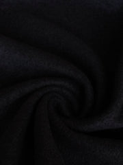 Load image into Gallery viewer, Black Wool Boucle/French Terry | By The Half Yard