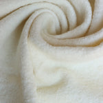 Load image into Gallery viewer, 1YD REMNANT; Ivory Wool Boucle/French Terry
