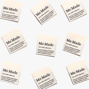 "Me Made Definition" Woven Labels | Pack of 6 | Kylie And The Machine