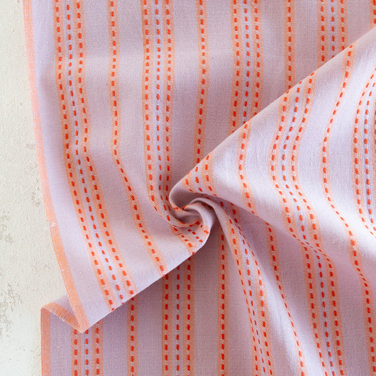 Stitch Stripe in Lavender | Lucky Loom | Fableism Supply Co