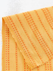 Load image into Gallery viewer, Stitch Stripe in Tumeric | Lucky Loom | Fableism Supply Co
