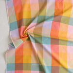 Load image into Gallery viewer, Happy Checker in Bloom | Lumiére Wide Width | Fableism Supply Co
