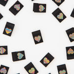 Load image into Gallery viewer, Metallic Rainbow Woven Labels | Pack of 8 | Sarah Hearts

