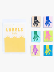 Load image into Gallery viewer, Colorful "Made" Woven Labels | Pack of 6 | Kylie And The Machine