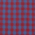 Load image into Gallery viewer, Gingham Dobby Hearts in Royal | Queen of Hearts | Fableism Supply Co
