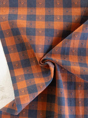 Load image into Gallery viewer, Gingham Dobby Hearts in Sunday Best | Queen of Hearts | Fableism Supply Co