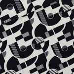 Load image into Gallery viewer, Bauhaus Tonight French Terry | Off White | See You At Six | By The Half Yard
