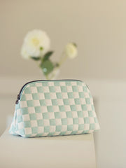 Load image into Gallery viewer, Checkers Cotton Canvas Gabardine Twill | See You At Six | By The Half Yard