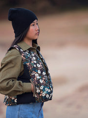 Load image into Gallery viewer, Flower Harvest Cotton Canvas Gabardine Twill | See You At Six | By The Half Yard