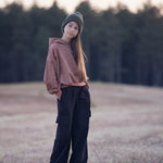 Load image into Gallery viewer, Black French Terry | See You At Six | By The Half Yard
