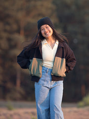 Load image into Gallery viewer, Black French Terry | See You At Six | By The Half Yard