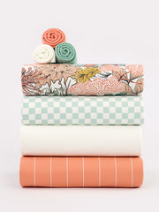 Load image into Gallery viewer, Off White French Terry | See You At Six | By The Half Yard
