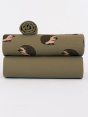 Load image into Gallery viewer, Hedgehog French Terry | Beech Green | See You At Six | By The Half Yard
