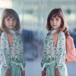 Load image into Gallery viewer, Imagine All The Flowers Ecovero Viscose Satin | See You At Six | By The Half Yard
