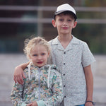 Load image into Gallery viewer, Imagine All The Flowers French Terry | See You At Six | By The Half Yard
