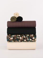 Load image into Gallery viewer, Natural Black Linen Viscose | See You At Six | By The Half Yard