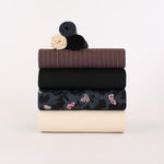 Load image into Gallery viewer, Raisin Lines 2N Linen Viscose | See You At Six | By The Half Yard
