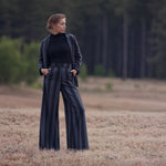 Load image into Gallery viewer, Black 1x1 Rib Knit | See You At Six | By The Half Yard
