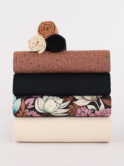 Load image into Gallery viewer, Copper Brown 1x1 Rib Knit | See You At Six | By The Half Yard