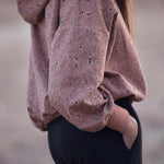 Load image into Gallery viewer, Season Greenings French Terry | Copper Brown | See You At Six | By The Half Yard
