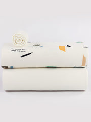 Load image into Gallery viewer, Shape The World French Terry | Off White | See You At Six | By The Half Yard