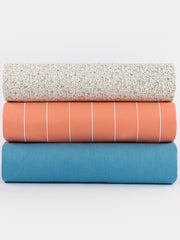 Load image into Gallery viewer, Verticals NNMNN Cotton Canvas Gabardine Twill | See You At Six | By The Half Yard
