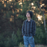 Load image into Gallery viewer, India Ink Verticals NNWW Linen Viscose | See You At Six | By The Half Yard
