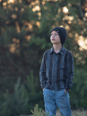 Load image into Gallery viewer, India Ink Verticals NNWW Linen Viscose | See You At Six | By The Half Yard