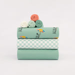 Load image into Gallery viewer, Zeus Needs Shade French Terry | Granite Green | See You At Six | By The Half Yard
