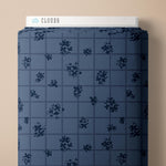 Load image into Gallery viewer, Ditsy Check Cotton Double Gauze | Sienna And Indigo | Cloud9
