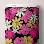 Load image into Gallery viewer, Black Floral Explosion Rayon | Summer Sun | Cloud9

