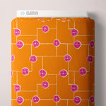 Load image into Gallery viewer, Floral Grid Rayon | Summer Sun | Cloud9
