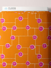 Load image into Gallery viewer, Floral Grid Rayon | Summer Sun | Cloud9
