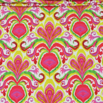 Load image into Gallery viewer, Pink/Yellow/Green Ikat Swim Tricot | Italian Designer Deadstock | By The Half Yard
