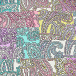 Load image into Gallery viewer, Paisley Pastel Dreams Swim Tricot | Italian Designer Deadstock | By The Half Yard
