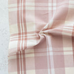 Load image into Gallery viewer, 1YD 21IN REMNANT; Soft Rose Arcade Plaid Woven | Fableism Supply Co
