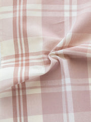 Load image into Gallery viewer, 1YD 21IN REMNANT; Soft Rose Arcade Plaid Woven | Fableism Supply Co