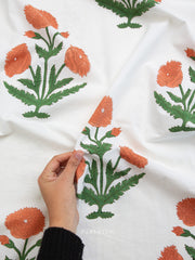 Load image into Gallery viewer, Boho Floral in Sienna | Indian Block Print: Cottage | Fableism Supply Co
