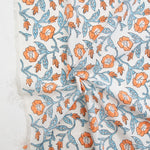 Load image into Gallery viewer, Trumpet Vines in Winter | Indian Block Print: Cottage | Fableism Supply Co
