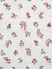 Load image into Gallery viewer, Dottie Floral in Cream | Indian Block Print: Cottage | Fableism Supply Co