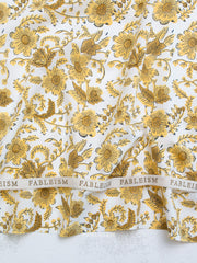 Load image into Gallery viewer, Country Floral in Yellow | Indian Block Print: Cottage | Fableism Supply Co