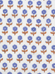 Load image into Gallery viewer, Flowerling in Violet | Indian Block Print: Cottage | Fableism Supply Co