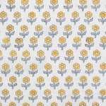 Load image into Gallery viewer, Flowerling in Yellow | Indian Block Print: Cottage | Fableism Supply Co
