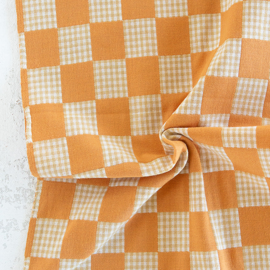 Butterscotch | Checkmate Checkers | Fableism Supply Co | Surge Fabric Shop