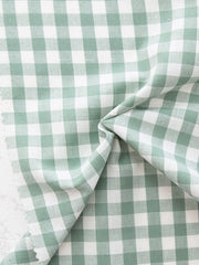 Load image into Gallery viewer, Camp Gingham in Scout Green  | Fableism Supply Co